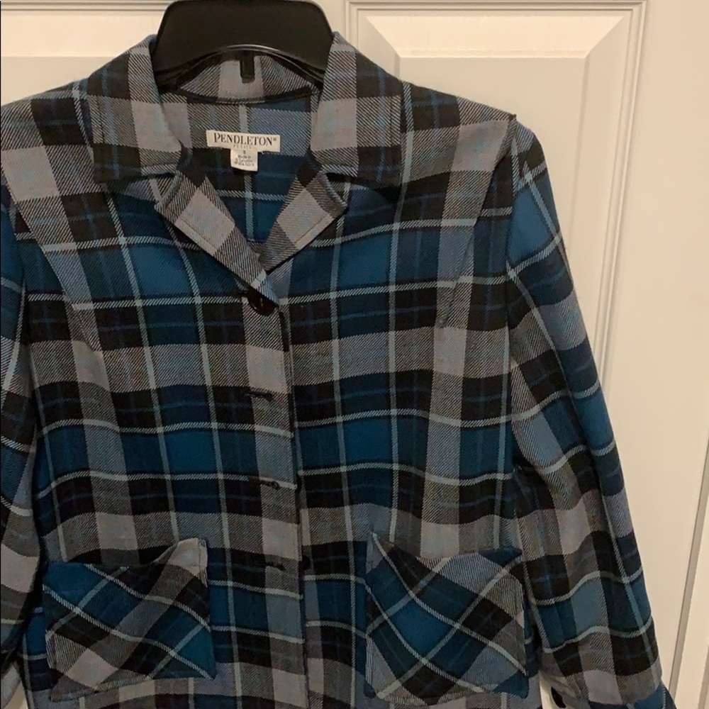 Pendleton Plaid Jacket Small - image 2